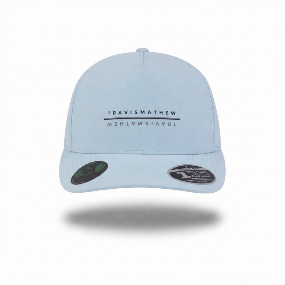 TravisMathew Hilo Hills Hat Mens OS Dream Blue NWT Flexfit 110 Snapback 1MAA157